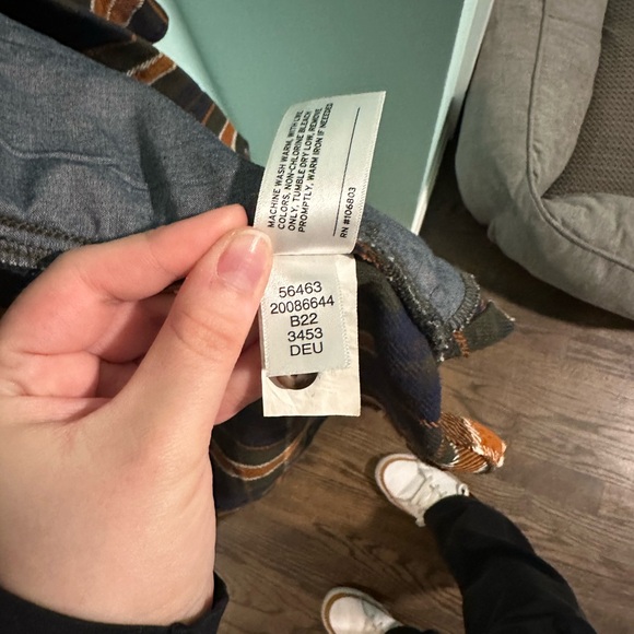 Duluth Trading Co Women's Folklore Flannel Tunic Size L NWT - Picture 7 of 9